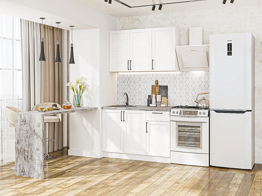 Сканди-05 Белый/white silkwood